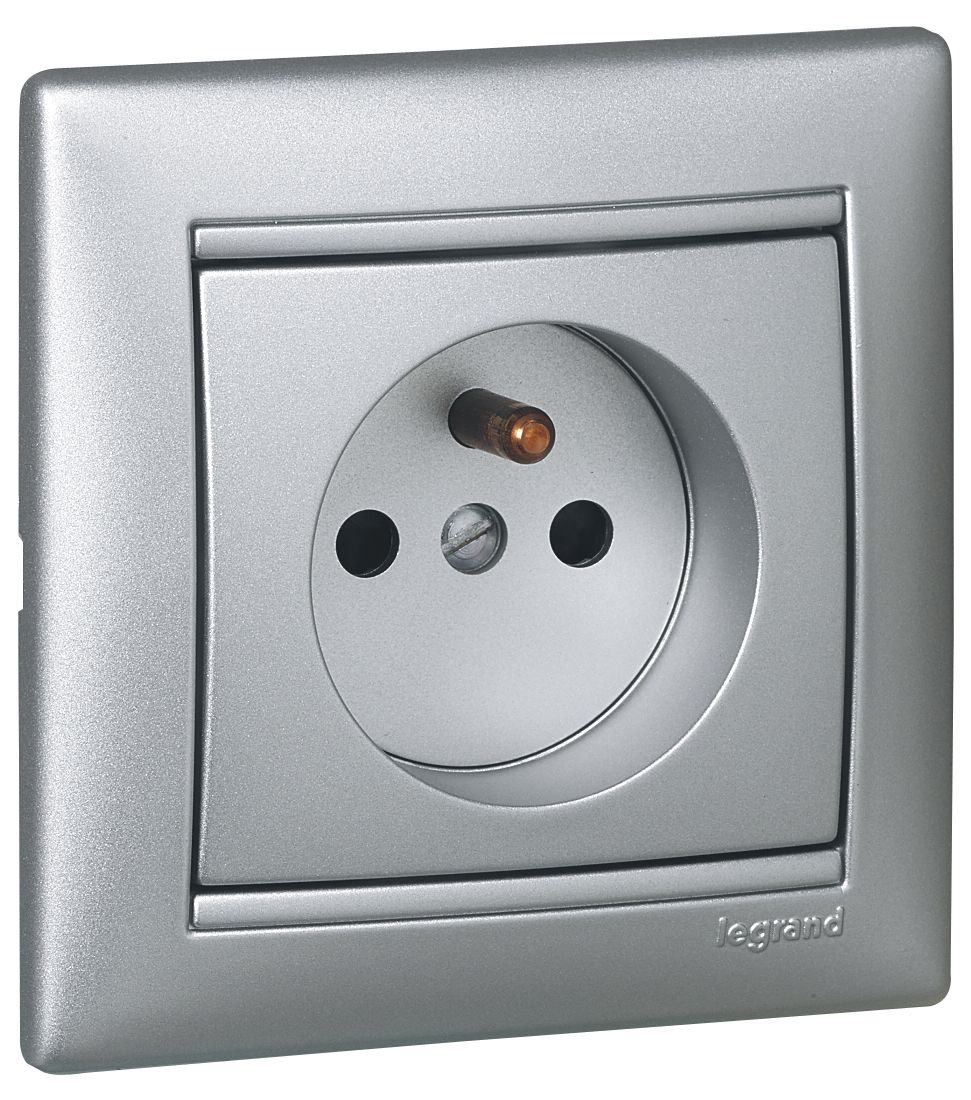 Розетка 2К+З фр АЛМ VLN