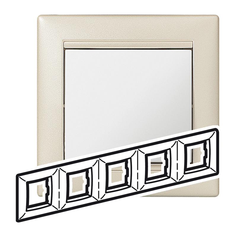 Рамка 5п гор Жемчужный VLN