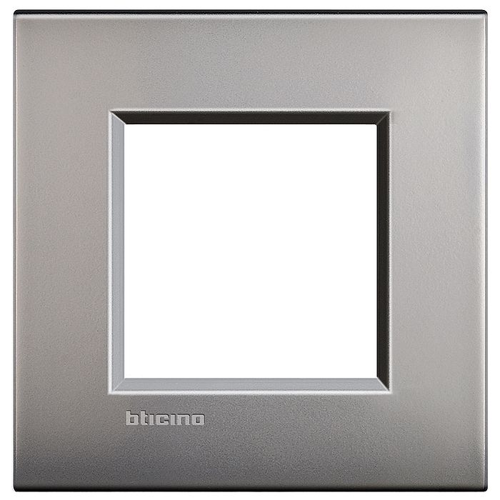 Рамка 1 пост BTicino LIVING LIGHT, никель матовый, LNC4802NK