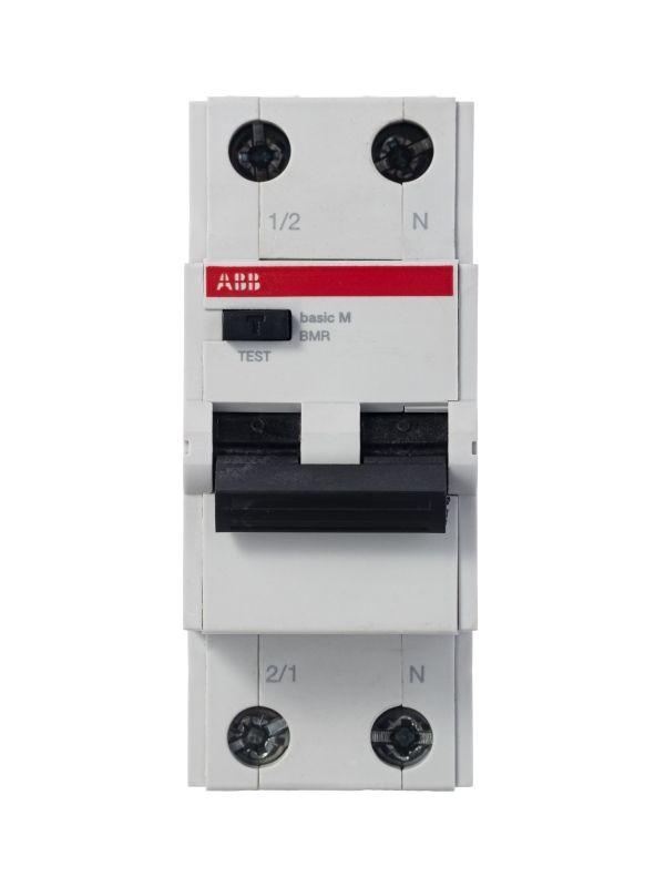 Дифференциальный автомат 2п C 10А 30мА тип AC 4.5кА Basic M BMR415C10 ABB 2CSR645041R1104