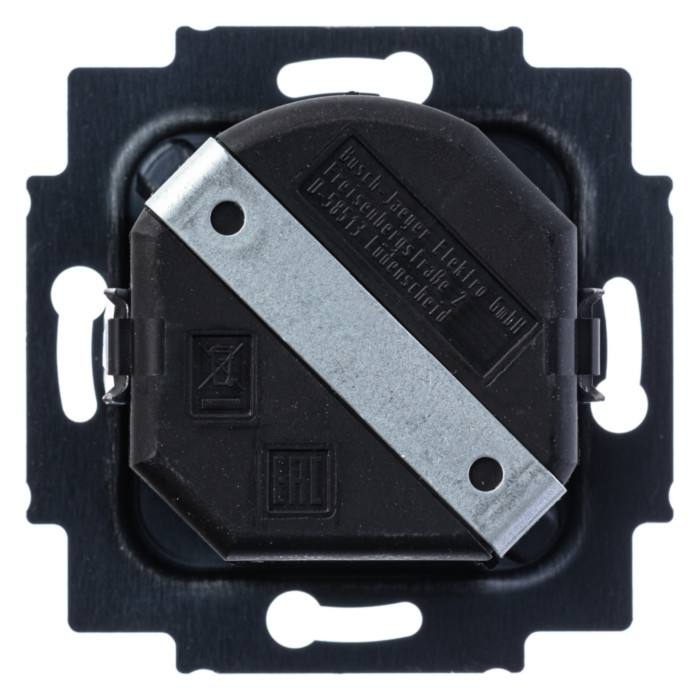 Светорегулятор поворотно-нажимной ABB LEVIT, 600 Вт, жемчуг // ледяной, 2CHH942247A6068