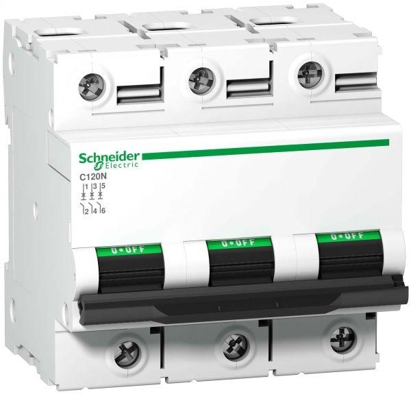 Автоматический выключатель Schneider Electric 3п C 100А 10кА Acti9 C120N  A9N18367