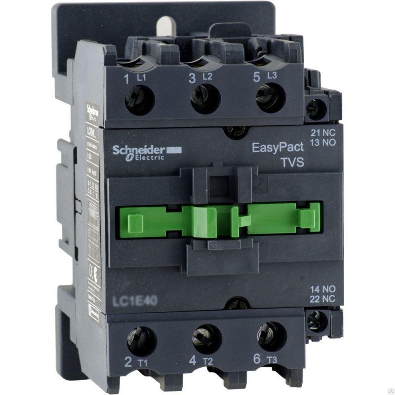 Контактор Schneider Electric 3п 80А 1НО+1НЗ 220В AC TeSys E LC1E80M5