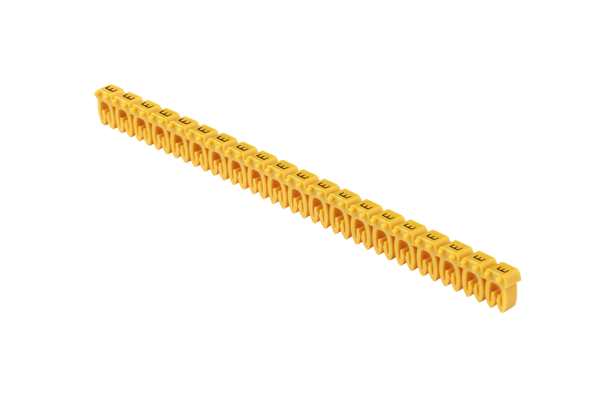 Маркер открытого типа KE 0,75-1,5мм2 символ E (200шт/упак) IEK