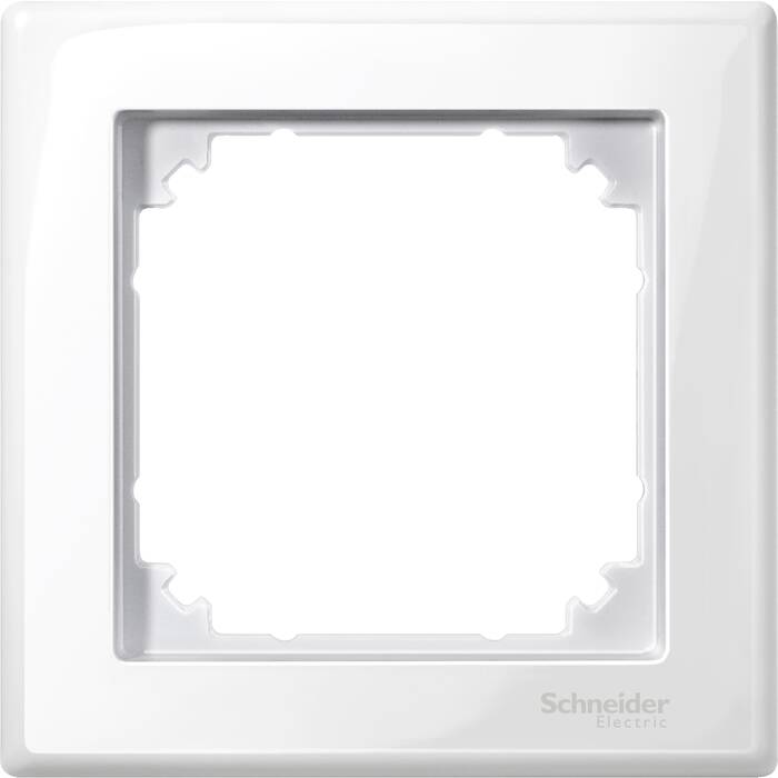 Рамка 1 пост Schneider Electric MERTEN M-SMART, полярно-белый, MTN478119
