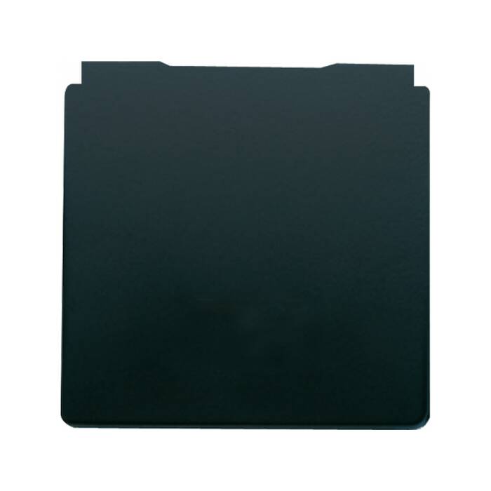 Накладка на розетку FEDE коллекции FEDE, скрытый монтаж, с заземлением, , черный, FD16911-M