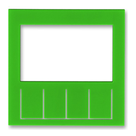 Накладка на терморегулятор ABB LEVIT, зеленый, 2CHH910011A8067