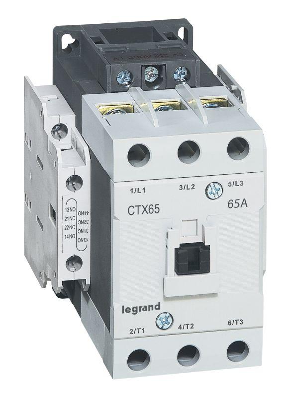 Контактор Legrand CTX-3 3P 65А 2НО 2HЗ ~380В 416168