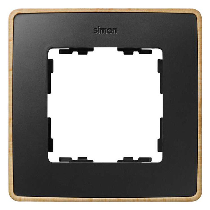 Рамка 1 пост Simon SIMON 82 DETAIL, графит, 8201610-271