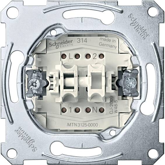 Выключатель 2-клавишного Schneider Electric, MTN3125-0000