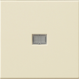 Gira S-55 Крем глянц Клавиша с большим контрольным отверстием