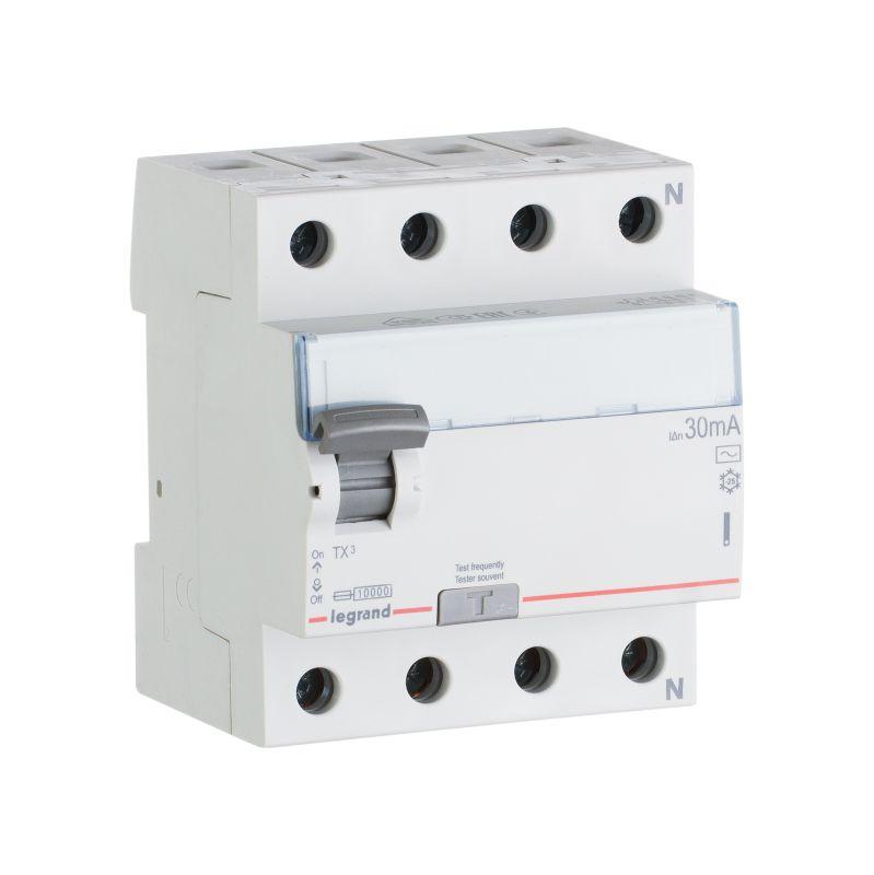 Выключатель дифференциального тока (УЗО) 4п 25А 300мА тип AC TX3 Leg 403042