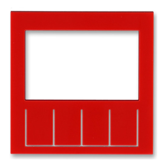 Накладка на терморегулятор ABB LEVIT, красный, 2CHH910011A8065