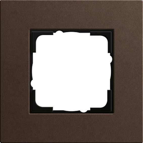 Рамка 1 пост Gira ESPRIT, коричневый, 0211223