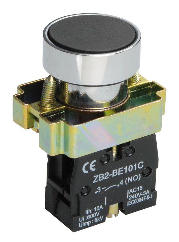 Кнопка управления LAY5-BA21 без подсветки черн. 1з IEK BBT60-BA-K02