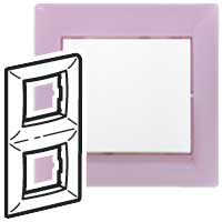 Рамка 2п вер Виола Valena