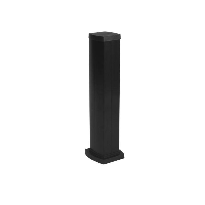 Колонна-мини Legrand Snap-On 4 секции 0.68м с пластик. крышкой алюм. черн. 653045