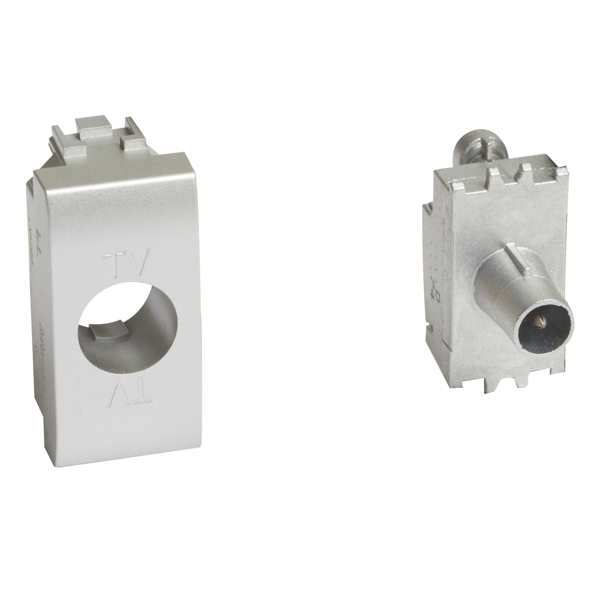 Розетка TV BTicino LIVING LIGHT, скрытый монтаж, LN4202P10