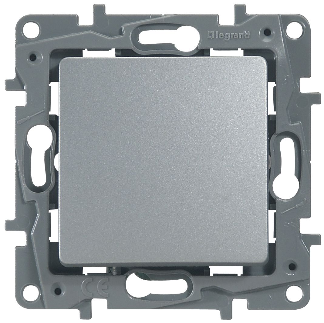 Выключатель/переключатель - Etika - 10 A - 250 В~ - алюминий