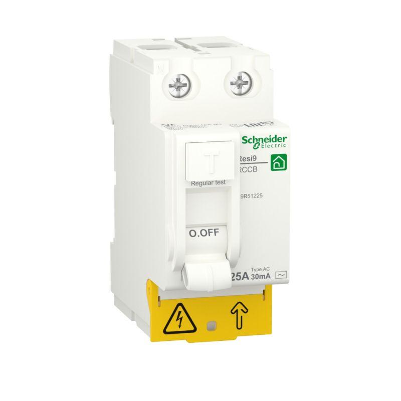 УЗО Schneider Electric 2п 25А 30мА тип AC Resi9 R9R51225