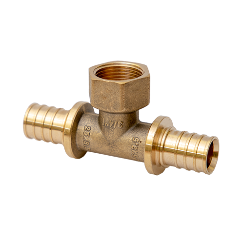 Тройник аксиальный 16x1/2x16 ВР