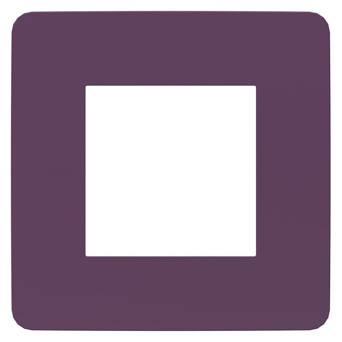 Рамка 1 пост Schneider Electric UNICA STUDIO, лиловый, NU280215