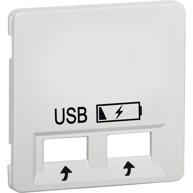 Накладка на розетку USB PEHA by Honeywell AURA, скрытый монтаж, антрацит, 239133