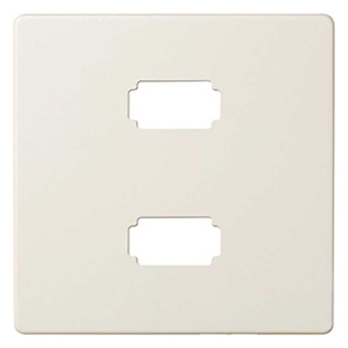 Накладка на розетку 2xUSB Simon SIMON 82, скрытый монтаж, слоновая кость, 8201090-031