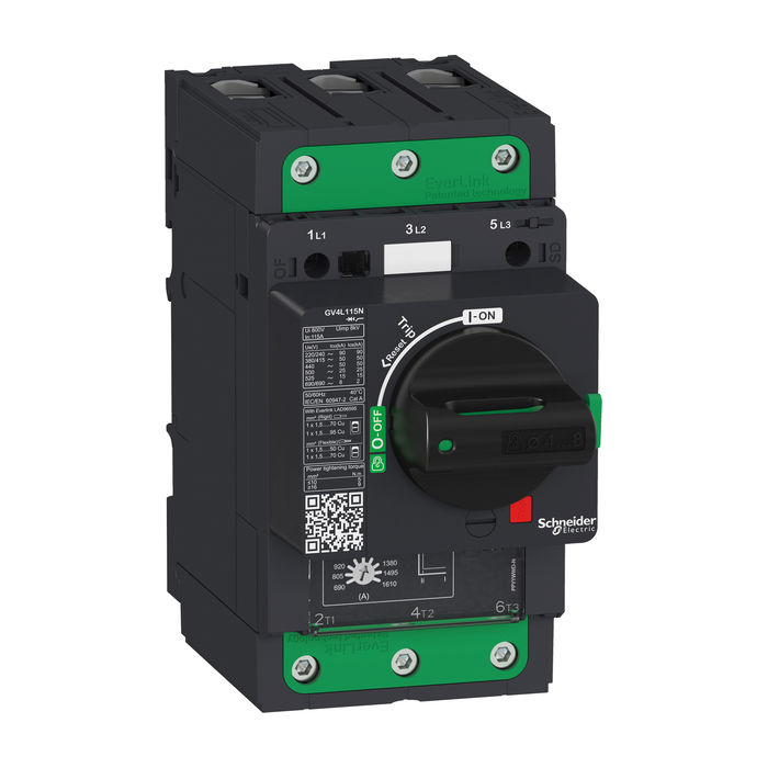 Силовой автомат Schneider Electric TeSys GV3 50А 3P, магнитный расцепитель, GV4L50N