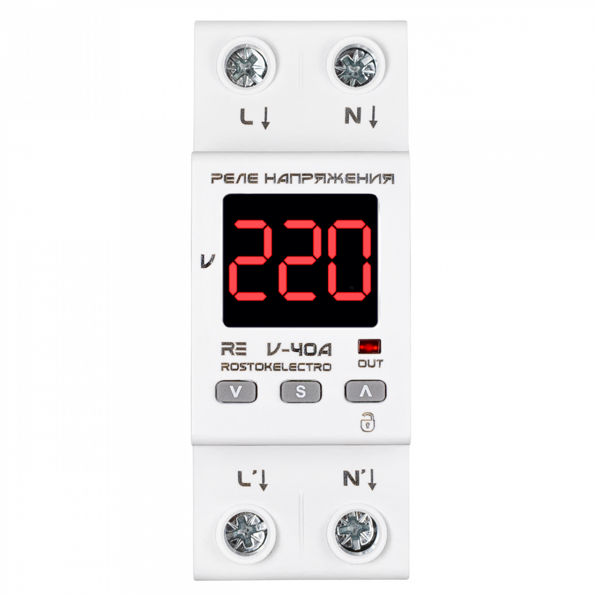 Реле напряжения ROSTOKELECTRO RE V3F-40A 46-305 - выгодная цена, отзывы, характе
