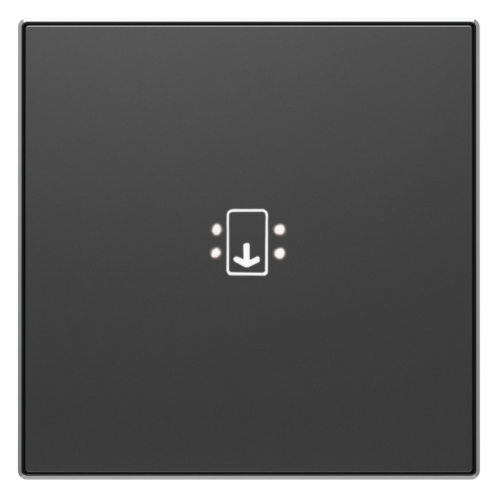 Накладка на карточный выключатель ABB SKY, черный бархат, 2CLA851400A1501