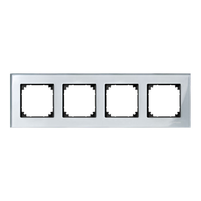 Рамка 4 поста Schneider Electric MERTEN M-ELEGANCE, алмаз, MTN4040-3260