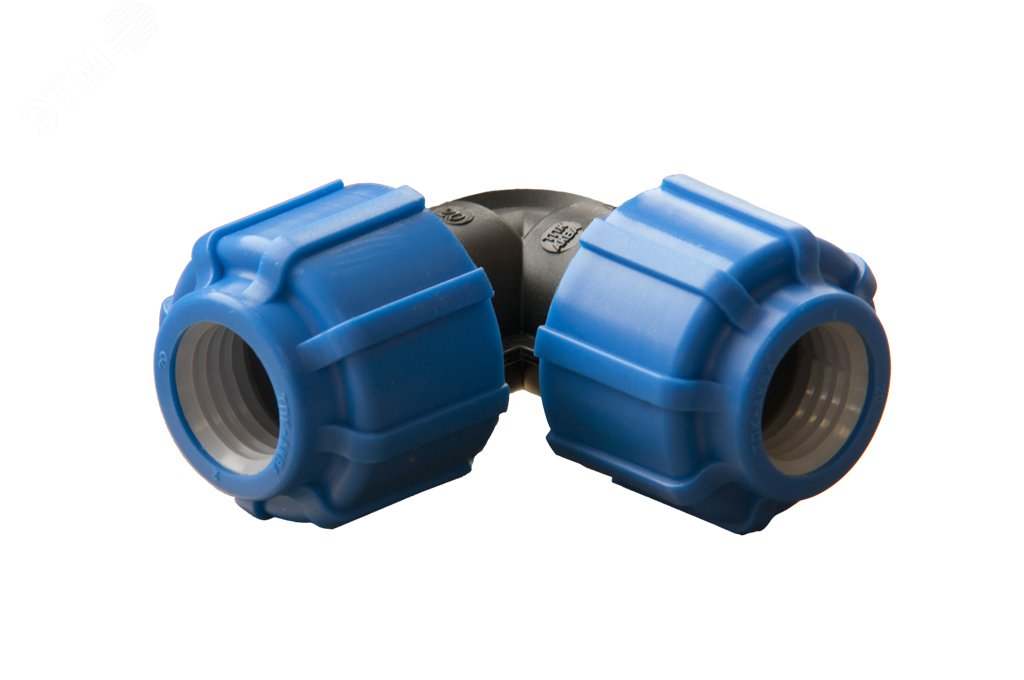 Отвод ПНД компрессионный 90 град 63 мм