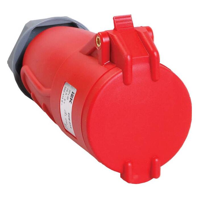 Розетка кабельная Magnum 16А 380В 3P+PE ССИ-214 IP44 IEK PSN22-016-4