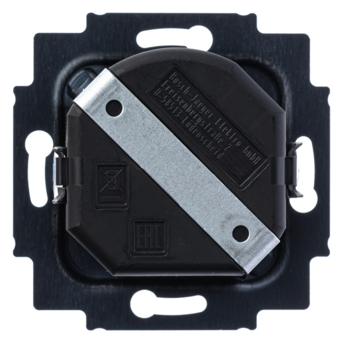 Светорегулятор поворотно-нажимной ABB LEVIT, 600 Вт, сталь // дымчатый черный, 2CHH942247A6069