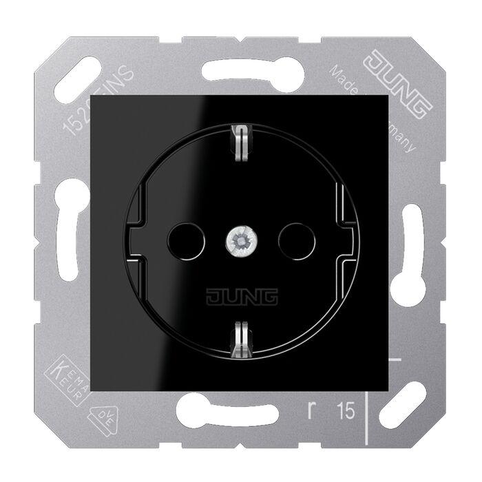 Розетка Jung, , черный, CD5120BFSW