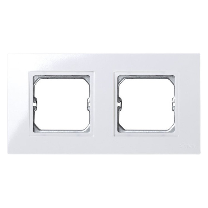 Рамка 2 поста Simon SIMON 27 PLAY, белый, 2701620-030