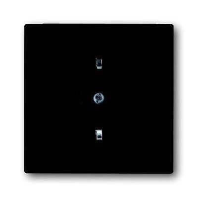Розетка ABB IMPULS,  черный бриллиант, 2011-0-3546