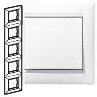 Рамка 5п вер Белая Valena