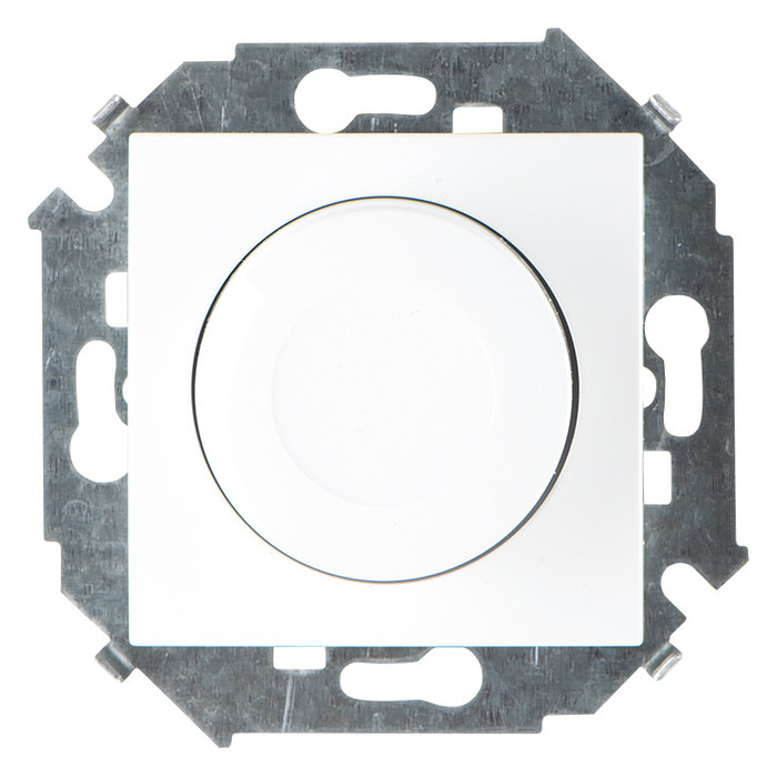 Светорегулятор-переключатель поворотный Simon SIMON 15, 500 Вт, белый, 1591311-030