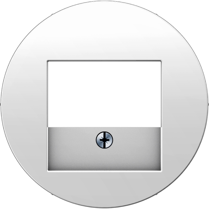 Накладка на розетку USB Berker, скрытый монтаж, белый блестящий, 10382089