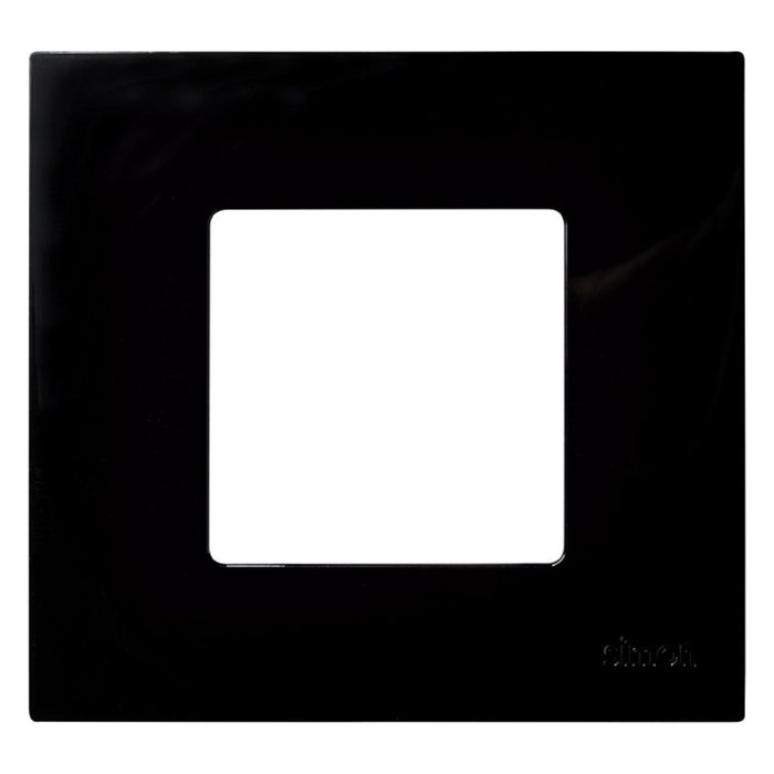 Декоративная рамка 1 пост Simon SIMON 27 PLAY, черный, 2700617-071