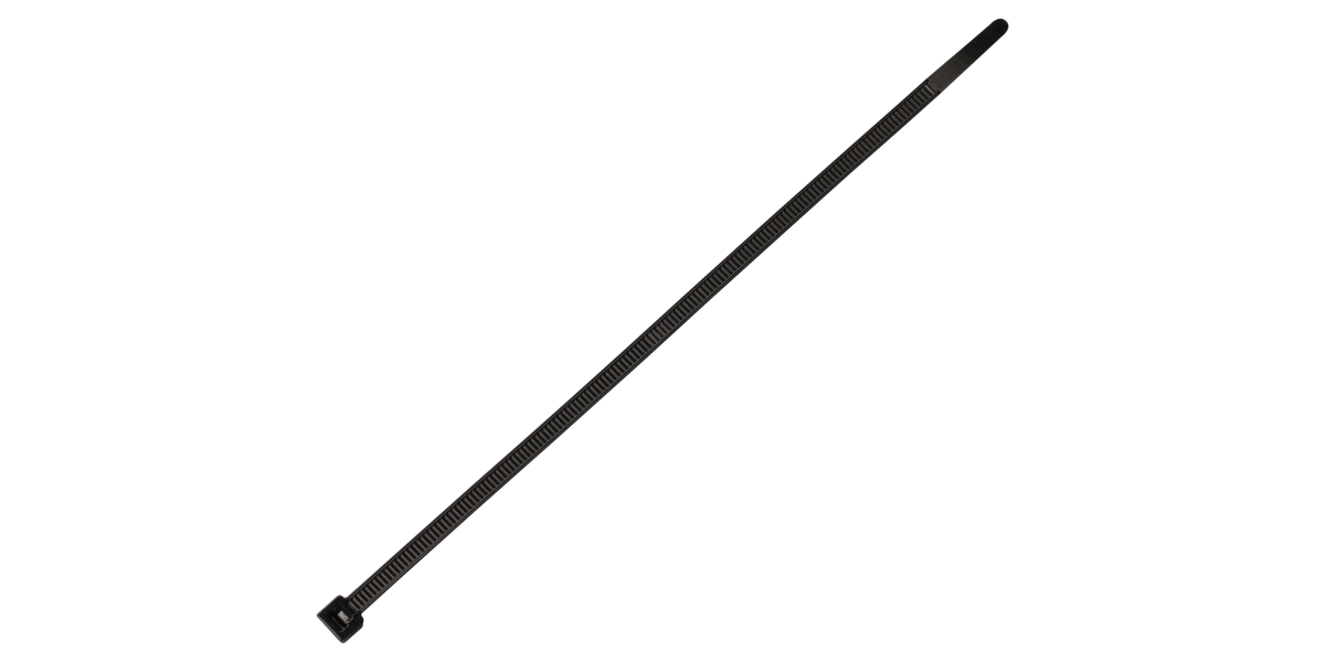 Стяжка кабельная PRNS 150х3,5 черная атмосферостойкая (100 шт)