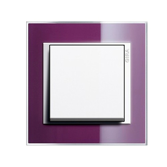 Рамка 1 пост Gira EVENT CLEAR, темно-фиолетовый глянцевый, 0211753