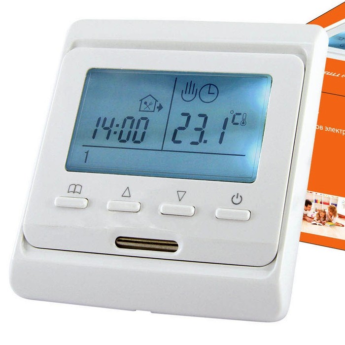 Термостат для теплого пола TDM Electric, с датчиком, белый, SQ2503-0001