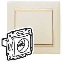 Розетка 2К+З франц.ст.СЛНК VLN