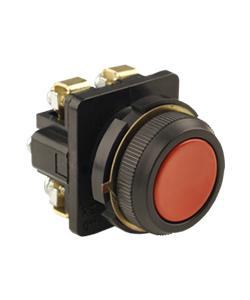 Выключатель кнопочный КЕ-011 У3 исп.2 1НО+1НЗ цилиндр 10А IP40 660В красн. Электротехник ET502423