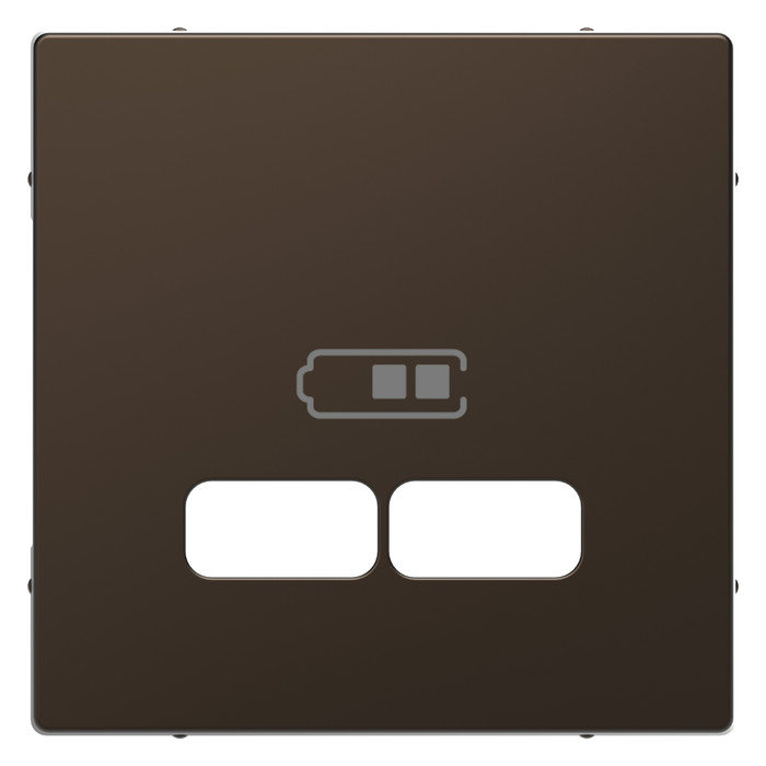 Накладка на розетку USB Schneider Electric MERTEN D-LIFE, скрытый монтаж, мокко, MTN4367-6052