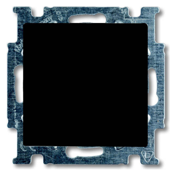Выключатель одноклавишный ABB BASIC 55, château-black, 2CKA001012A2174