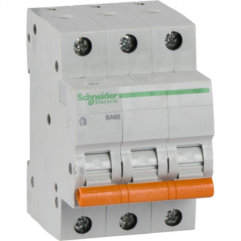 Автоматический выключатель Schneider Electric 3п C 32А 4.5кА ВА63   11226